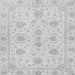 Square Machine Washable Oriental Gray Traditional Rug, wshabs3498gry