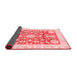 Abstract Red Modern Area Rugs