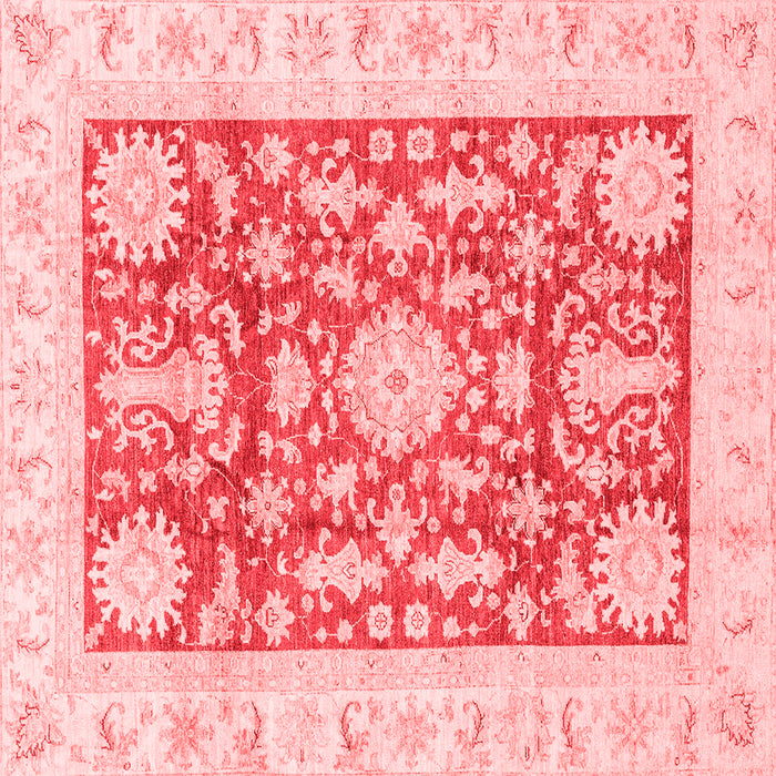 Abstract Red Modern Rug, abs3499red