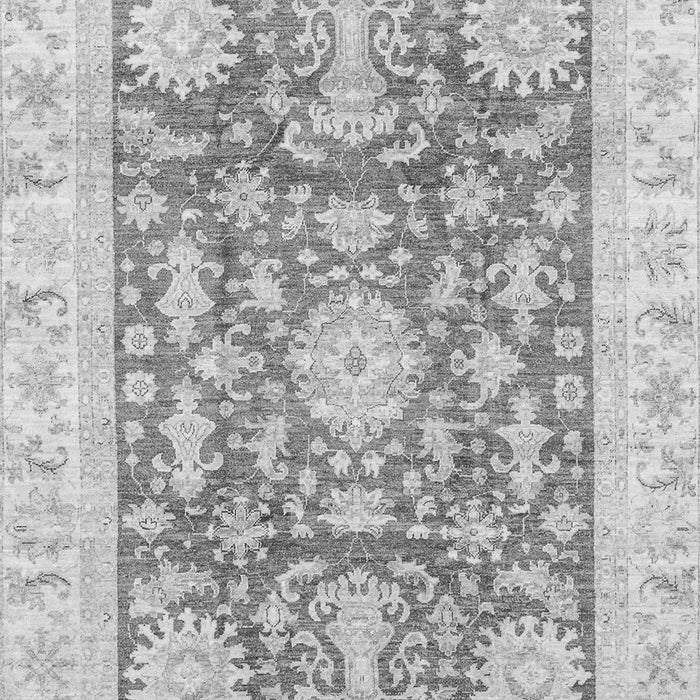 Machine Washable Abstract Gray Modern Rug, wshabs3499gry