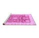 Sideview of Machine Washable Abstract Purple Modern Area Rugs, wshabs3499pur