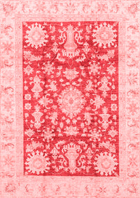 Abstract Red Modern Rug, abs3499red