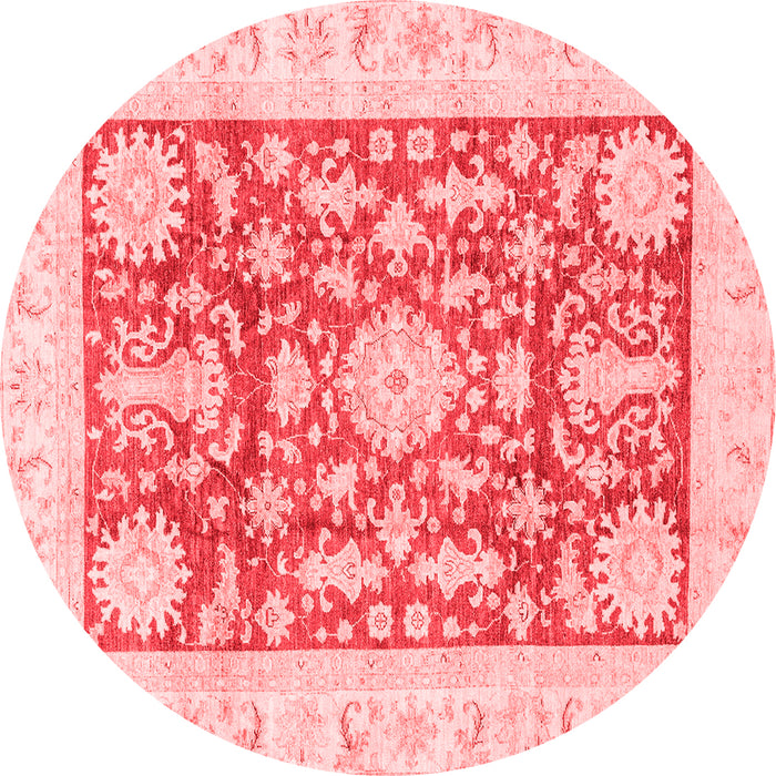 Abstract Red Modern Rug, abs3499red