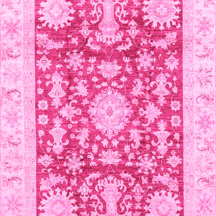 Machine Washable Abstract Pink Modern Rug, wshabs3499pnk
