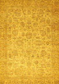 Abstract Yellow Modern Rug, abs349yw