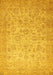 Abstract Yellow Modern Rug, abs349yw