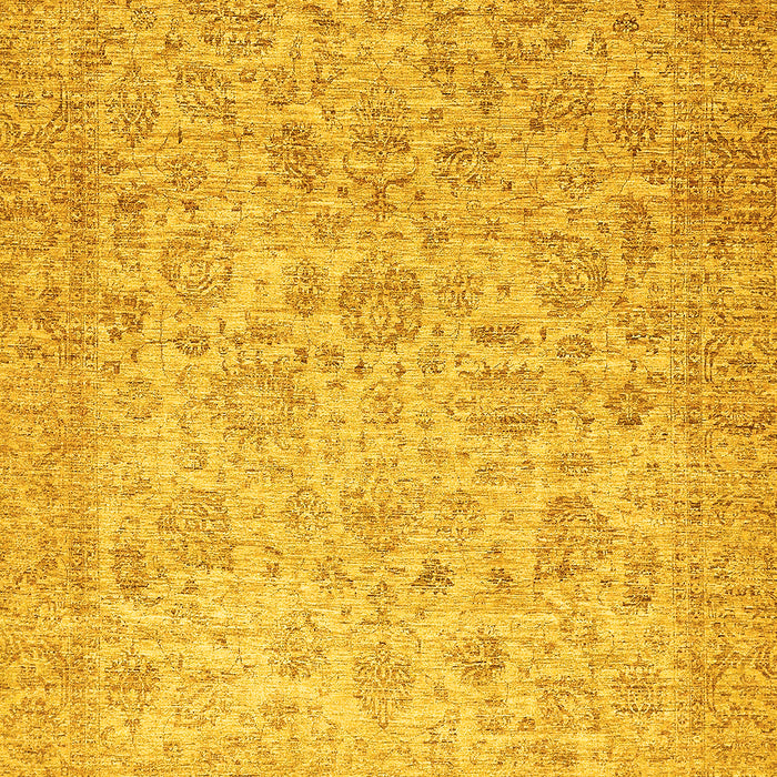 Abstract Yellow Modern Rug, abs349yw