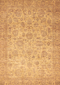 Abstract Brown Modern Rug, abs349brn