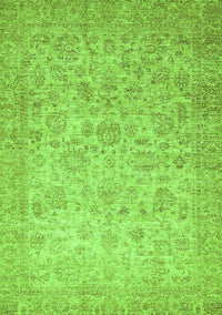 Abstract Green Modern Rug, abs349grn