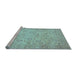 Sideview of Machine Washable Abstract Light Blue Modern Rug, wshabs349lblu