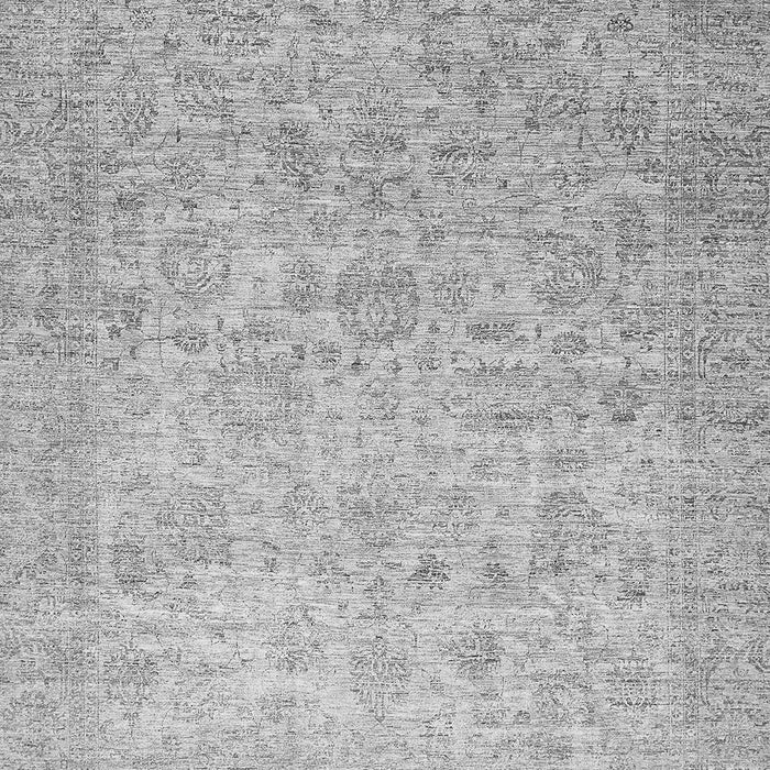 Machine Washable Abstract Gray Modern Rug, wshabs349gry