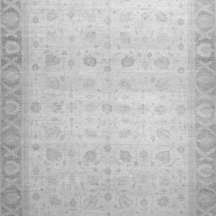 Machine Washable Oriental Gray Traditional Rug, wshabs34gry
