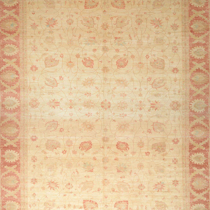 Machine Washable Abstract Orange Rug, wshabs34