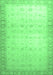Oriental Emerald Green Traditional Rug, abs34emgrn