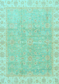 Oriental Light Blue Traditional Rug, abs3500lblu