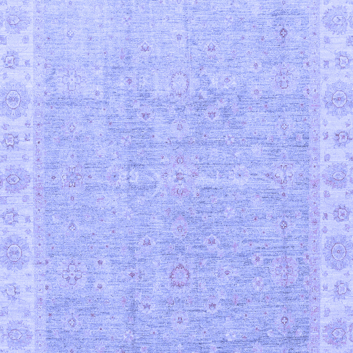 Machine Washable Oriental Blue Traditional Rug, wshabs3500blu