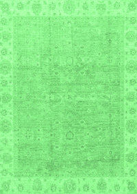 Oriental Emerald Green Traditional Rug, abs3500emgrn