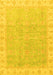 Oriental Yellow Traditional Rug, abs3500yw