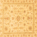 Square Oriental Brown Traditional Rug, abs3501brn