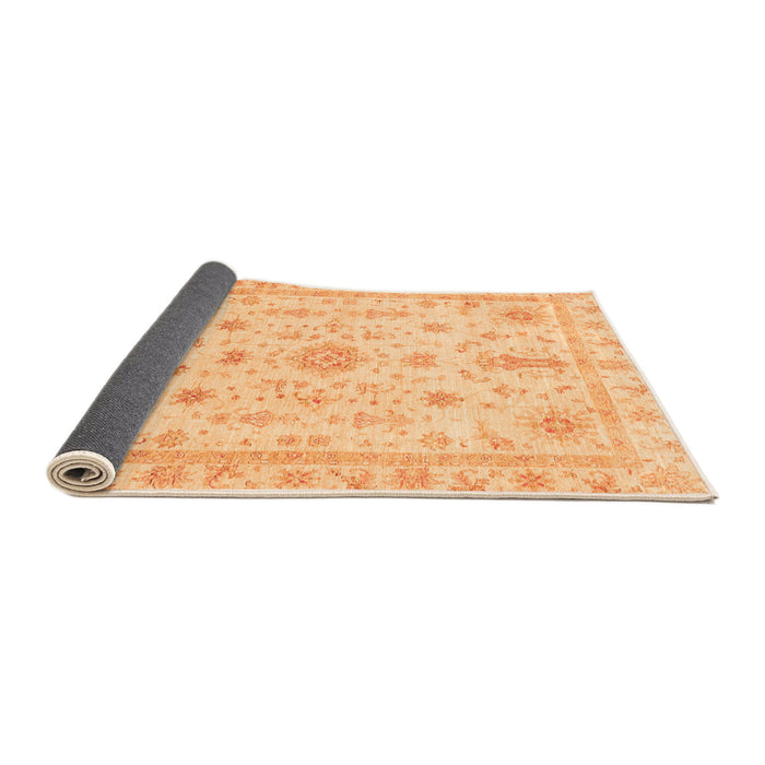 Sideview of Oriental Orange Traditional Rug, abs3501org