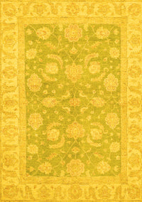 Oriental Yellow Traditional Rug, abs3502yw