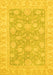 Oriental Yellow Traditional Rug, abs3502yw