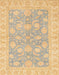 Abstract Yellow Oriental Rug, abs3502