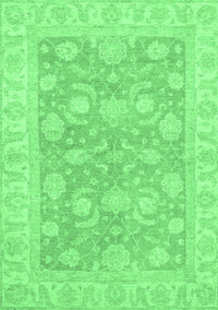 Oriental Emerald Green Traditional Rug, abs3502emgrn