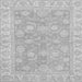 Square Oriental Gray Traditional Rug, abs3502gry