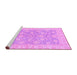 Sideview of Machine Washable Oriental Purple Traditional Area Rugs, wshabs3502pur