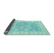 Sideview of Oriental Light Blue Traditional Rug, abs3502lblu