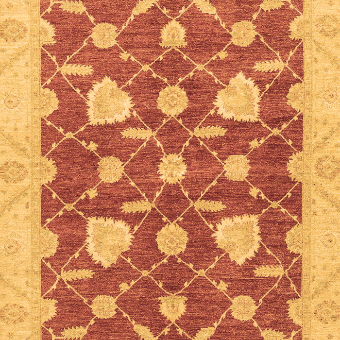 Abstract Brown Modern Rug, abs3503brn