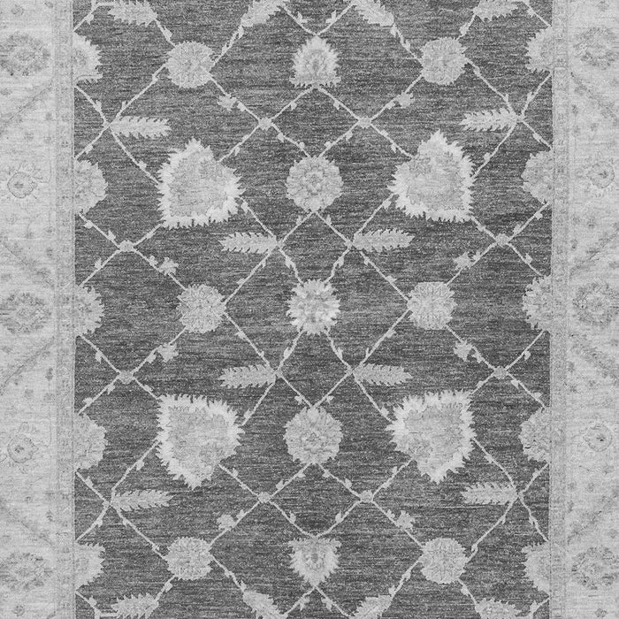 Machine Washable Abstract Gray Modern Rug, wshabs3503gry