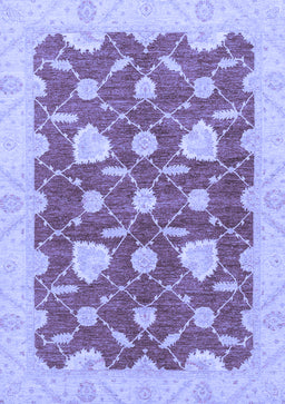 Abstract Blue Modern Rug, abs3503blu