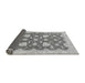 Sideview of Abstract Gray Modern Rug, abs3503gry