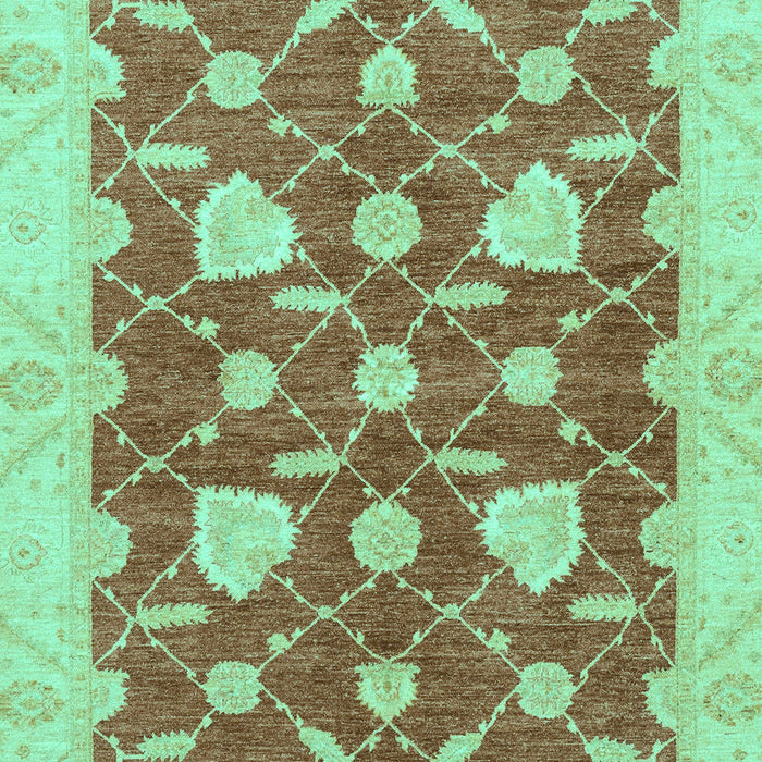 Abstract Turquoise Modern Rug, abs3503turq