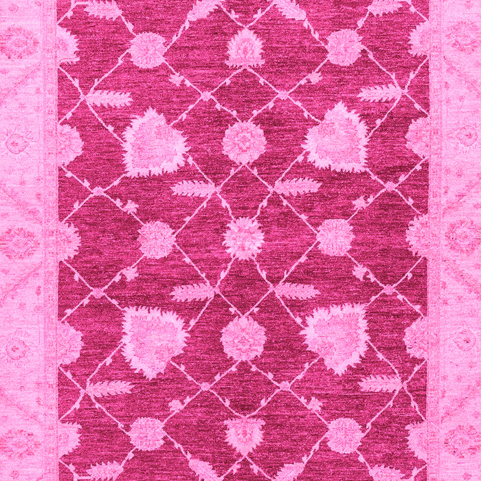 Machine Washable Abstract Pink Modern Rug, wshabs3503pnk