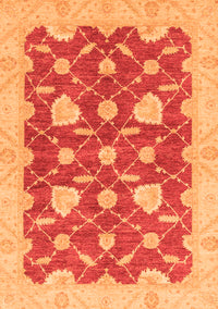 Abstract Orange Modern Rug, abs3503org