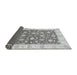 Sideview of Oriental Gray Traditional Rug, abs3504gry