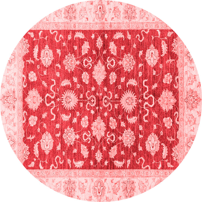 Machine Washable Oriental Red Traditional Rug, wshabs3504red