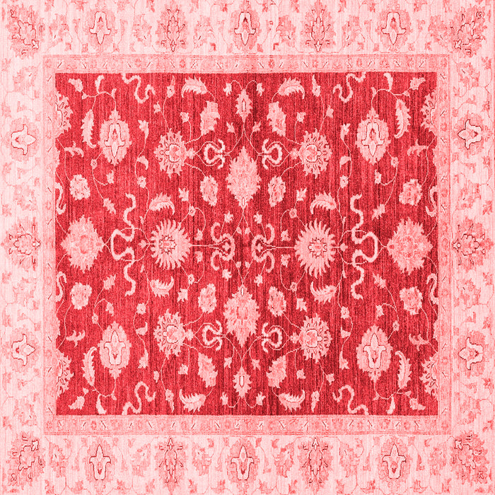 Machine Washable Oriental Red Traditional Rug, wshabs3504red