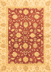 Oriental Brown Traditional Rug, abs3504brn