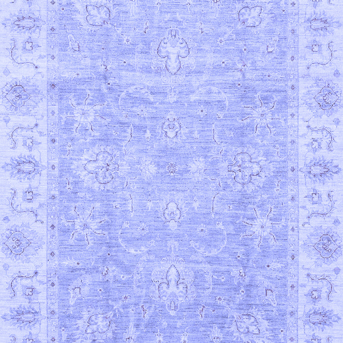 Machine Washable Oriental Blue Traditional Rug, wshabs3505blu