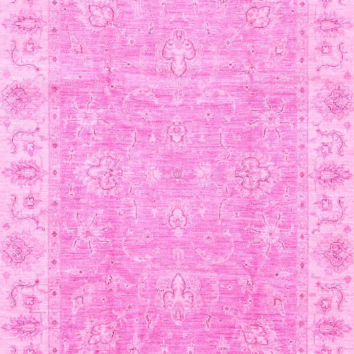 Machine Washable Oriental Pink Traditional Rug, wshabs3505pnk