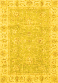 Oriental Yellow Traditional Rug, abs3505yw