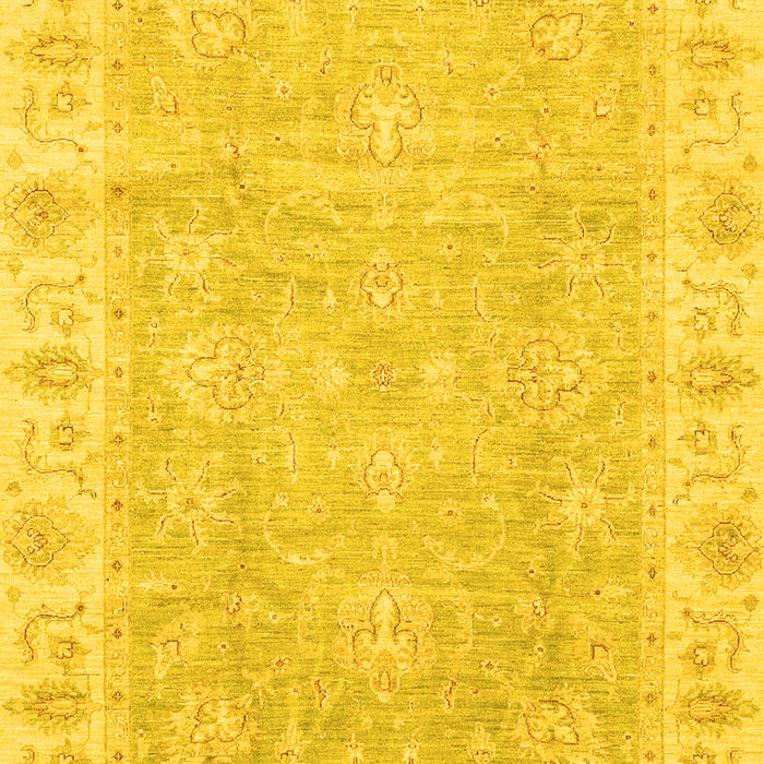 Oriental Yellow Traditional Rug, abs3505yw