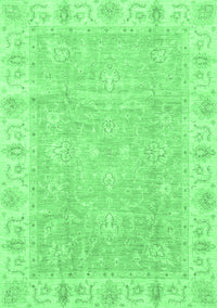 Oriental Emerald Green Traditional Rug, abs3505emgrn