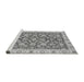 Sideview of Machine Washable Oriental Gray Traditional Rug, wshabs3506gry