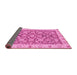 Sideview of Oriental Pink Traditional Rug, abs3506pnk