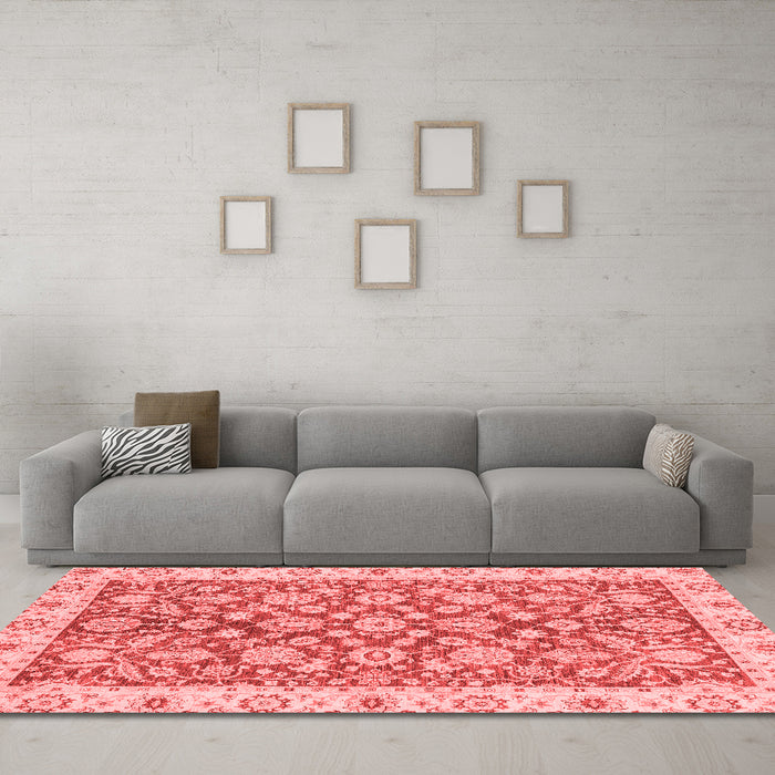 Traditional Red Washable Rugs